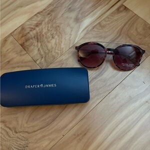 NWOT Draper James sunglasses with hard case
